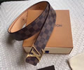 Louis Vuitton LV Leather belt best quality 1:1 W3.8