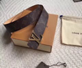 Louis Vuitton LV Leather belt best quality 1:1 W3.8