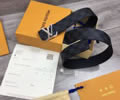 Louis Vuitton LV Leather belt best quality 1:1 W4.0