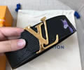 Louis Vuitton LV Leather belt best quality 1:1 W4.0