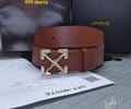 OFF WHITE Leather belt best quality 1:1 W 38MM