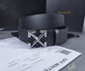 OFF WHITE Leather belt best quality 1:1 W 38MM
