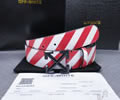 OFF WHITE Leather belt best quality 1:1 W 38MM