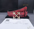 OFF WHITE Leather belt best quality 1:1 W 38MM