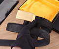 PRADA Leather belt best quality 1:1 W3.5