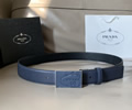 PRAD Men belt Top quality 1:1 W3.4
