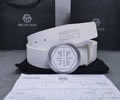 PHILIPP PLEIN Leather belt best quality 1:1 W 38MM