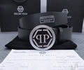 PHILIPP PLEIN Leather belt best quality 1:1 W 38MM