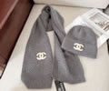 CHANEL Winter Scarves and Cap Set with box best quality
