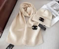 CHANEL Winter Scarves and Cap Set with box best quality