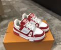 Louis Vuitton Trainer Sneaker Low Kids shoes best quality