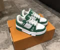 Louis Vuitton Trainer Sneaker Low Kids shoes best quality