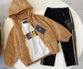 FENDI Kids Suits best quality Jacket and Pants and Long T-shrit 3Piece