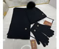 Loro Piana Scarves and Cap and Glove 3 piece Set