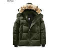 Canada Goose Wyndham Men Down Jacket Wolf hair