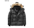 Canada Goose Wyndham Men Down Jacket Wolf hair