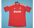 Real madrid 11-12 red away retro soccer jersey
