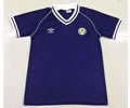 Scotland home blue 1982 retro soccer jersey