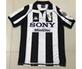 Juventus home black and white 97-98 retro soccer jersey