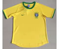 Brazil home yellow 2000 retro soccer jersey