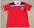 England away red 1980 retro soccer jersey