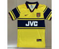 Arsenal away yellow 1997 retro soccer jersey