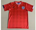 England away red 1989 retro soccer jersey