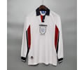 1998 England home long sleeve retro soccer jersey