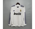 10-11 Real Madrid Long sleeve home retro soccer jersey