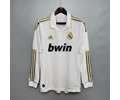 11-12 Real Madrid Long sleeve home retro soccer jersey