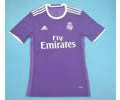 16-17 Real Madrid away purple soccer jersey