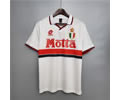 93-94 AC Milan away white soccer jersey