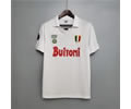 87-88 Naples away white retro soccer jersey