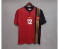 1996 Spain home retro soccer jersey