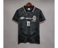 1998 Mexico black retro soccer jersey