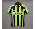 98-99 Man City away retro soccer jersey