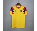 1990 Colombia home retro soccer jersey