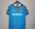 97-99 Man City home retro soccer jersey