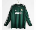 12-13 Real Madrid green third away long sleeve retro soccer jersey