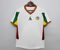 2002 Senegal white retro soccer jersey
