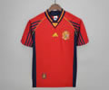 1998 Spain home retro soccer jersey