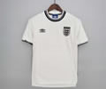 2000 England home retro soccer jersey