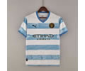 22-23 Man City commemorative white blue soccer jersey