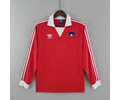 1982 Chile home long sleeve retro soccer jersey