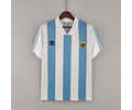 1993 Argentina home retro soccer jersey