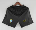 2022 Brazil Shorts White Blue Black soccer pant