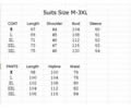 Suits M-3XL Size