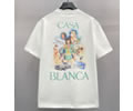 CASABLANCA Lovers summer T-shirt Over size