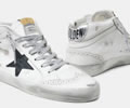 GGDB Mid-Star sneakers with laminated heel tab and glittery laces