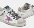 GGDB Super-Star sneakers with glitter and gold heel tab